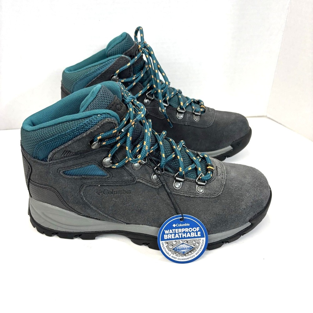 NWT Columbia Newton Ridge Plus Waterproof Amped Womens Hiking Shoe Size 8.5 - Picture 9 of 12